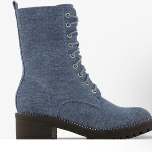 Rouge Helium Denim Boot